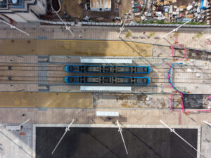 Broad Street Birmingham by drone by www.FullCapture.co.uk 2